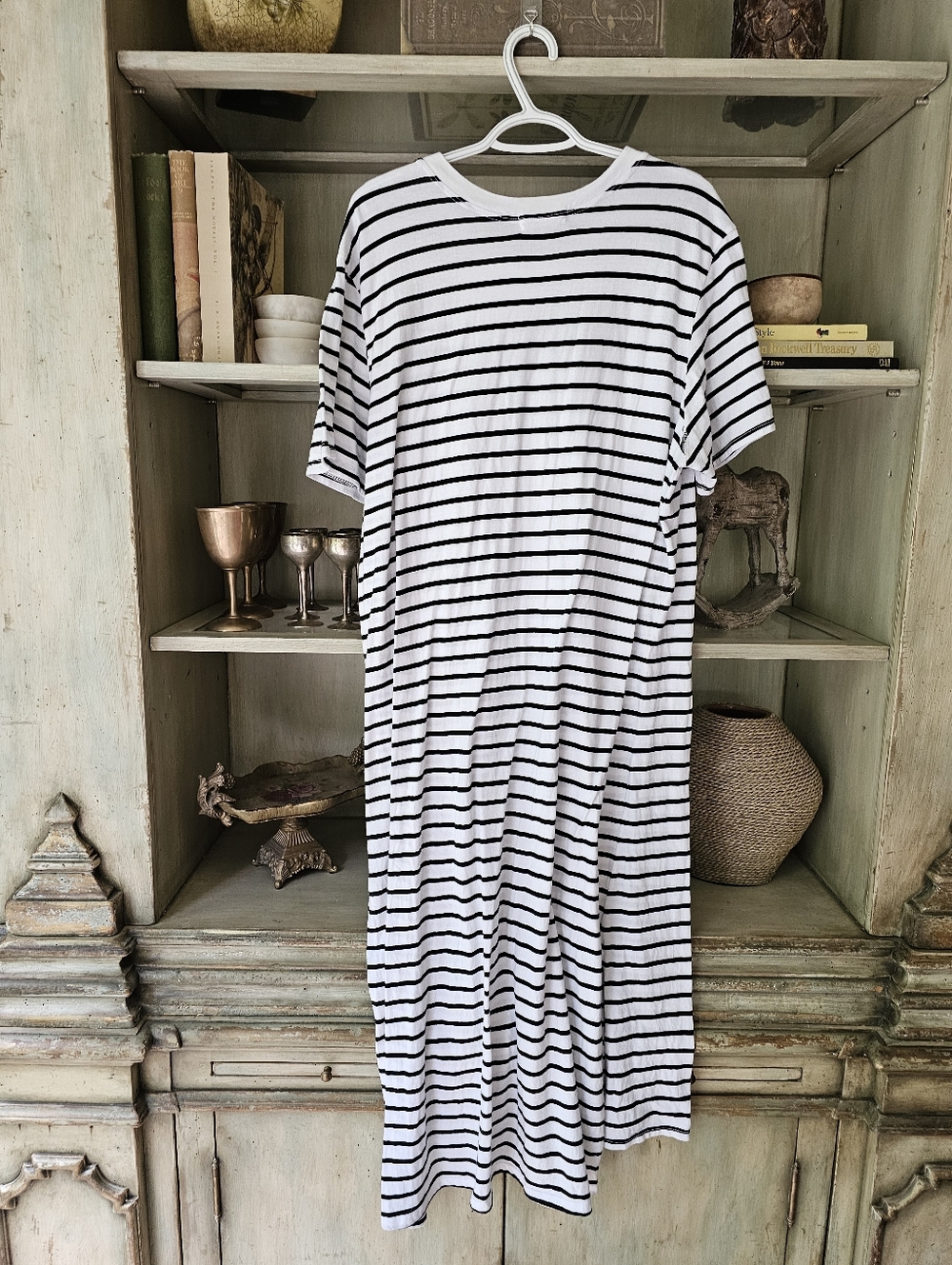 Anthropologie x Electric & Rose Skyler Rib Knit Striped Midi Dress - Picture 8 of 8